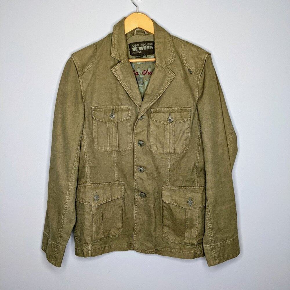 522 Blend Re Work Latino Green Cargo Pocket Jacket